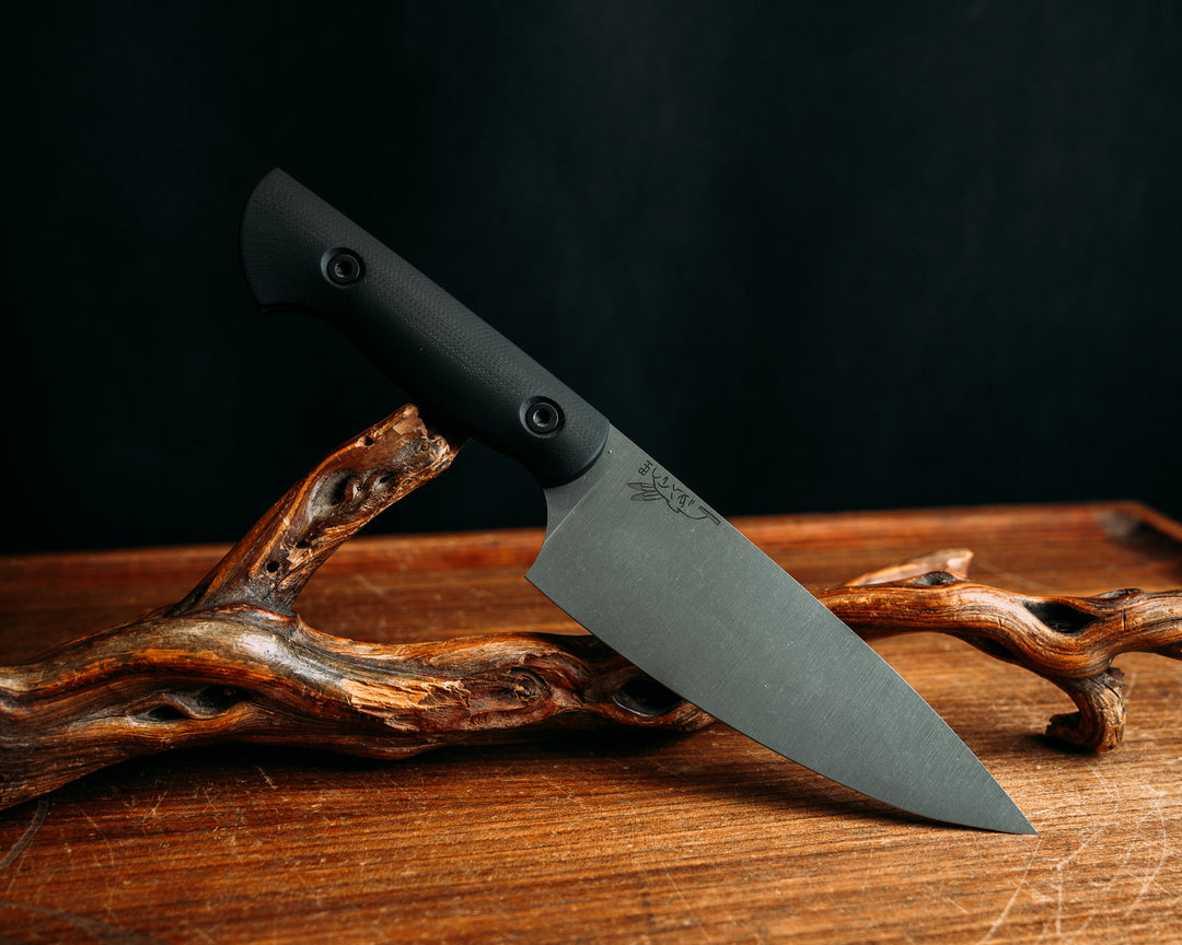 Chef Jr - Black G10, Allen Bolts, Smooth Grip