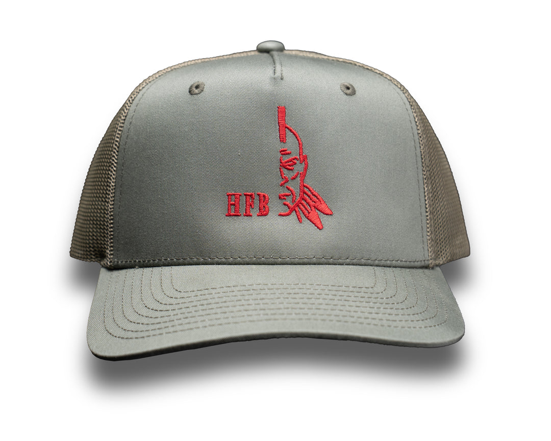 HFB Hat - Olive Green, Mesh Back