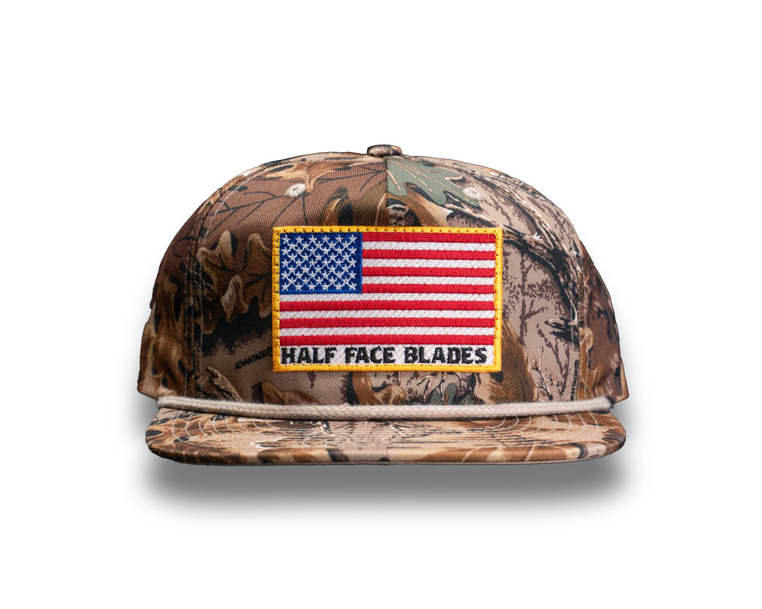 HFB American Flag - Realtree Camo Patch Hat