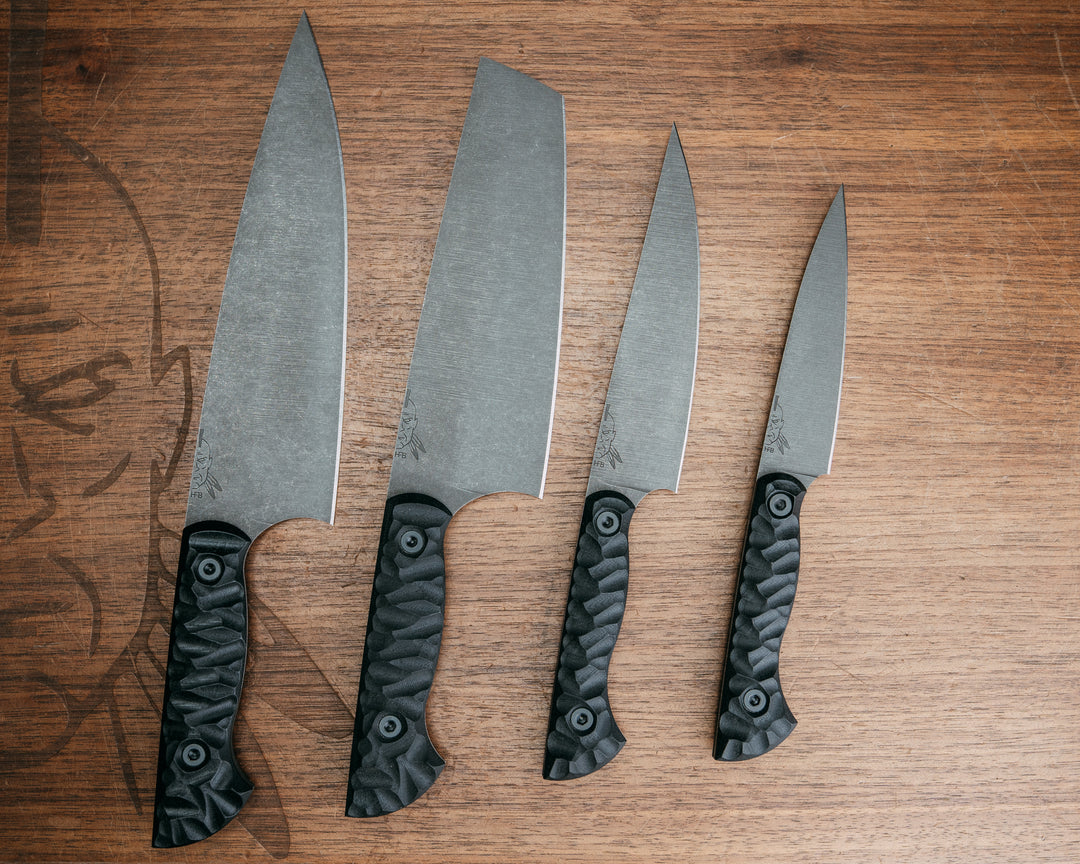 Chef Set - Black G10, Allen Bolts, Chaos Grip