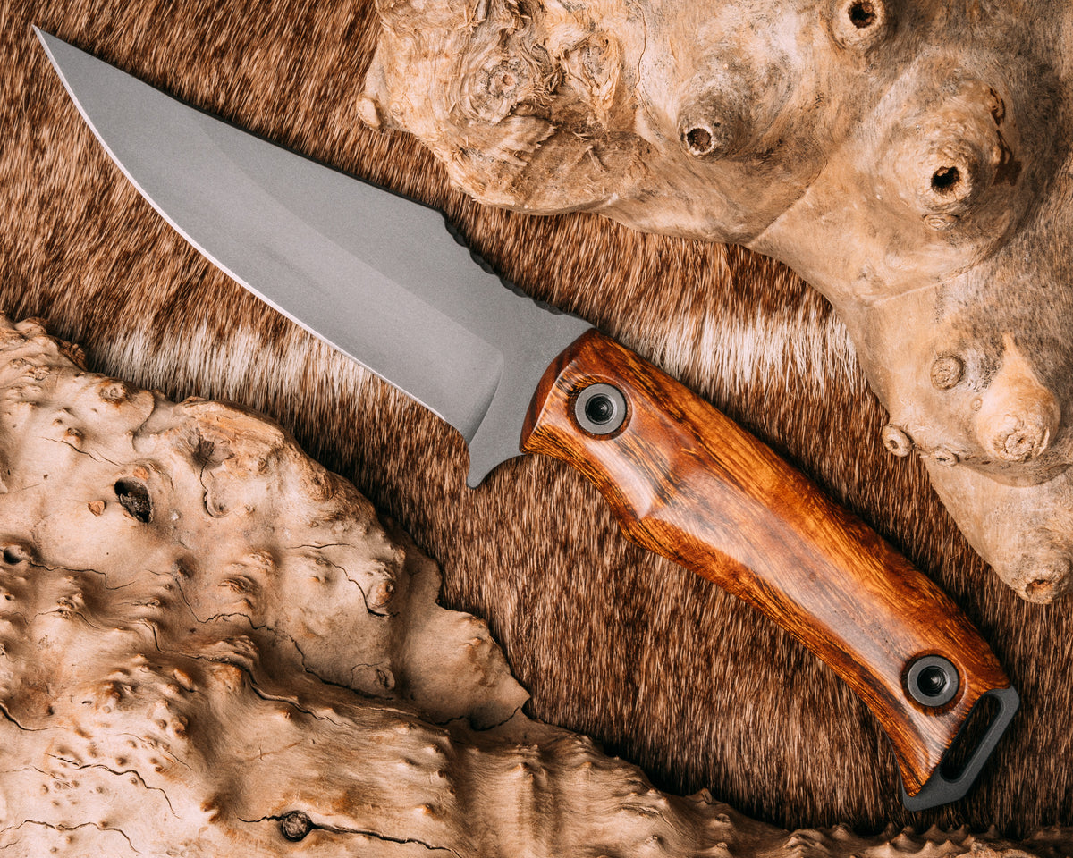 Tosahwi desert Ironwood, Sniper Grey cerakote, allen bolts, smooth g