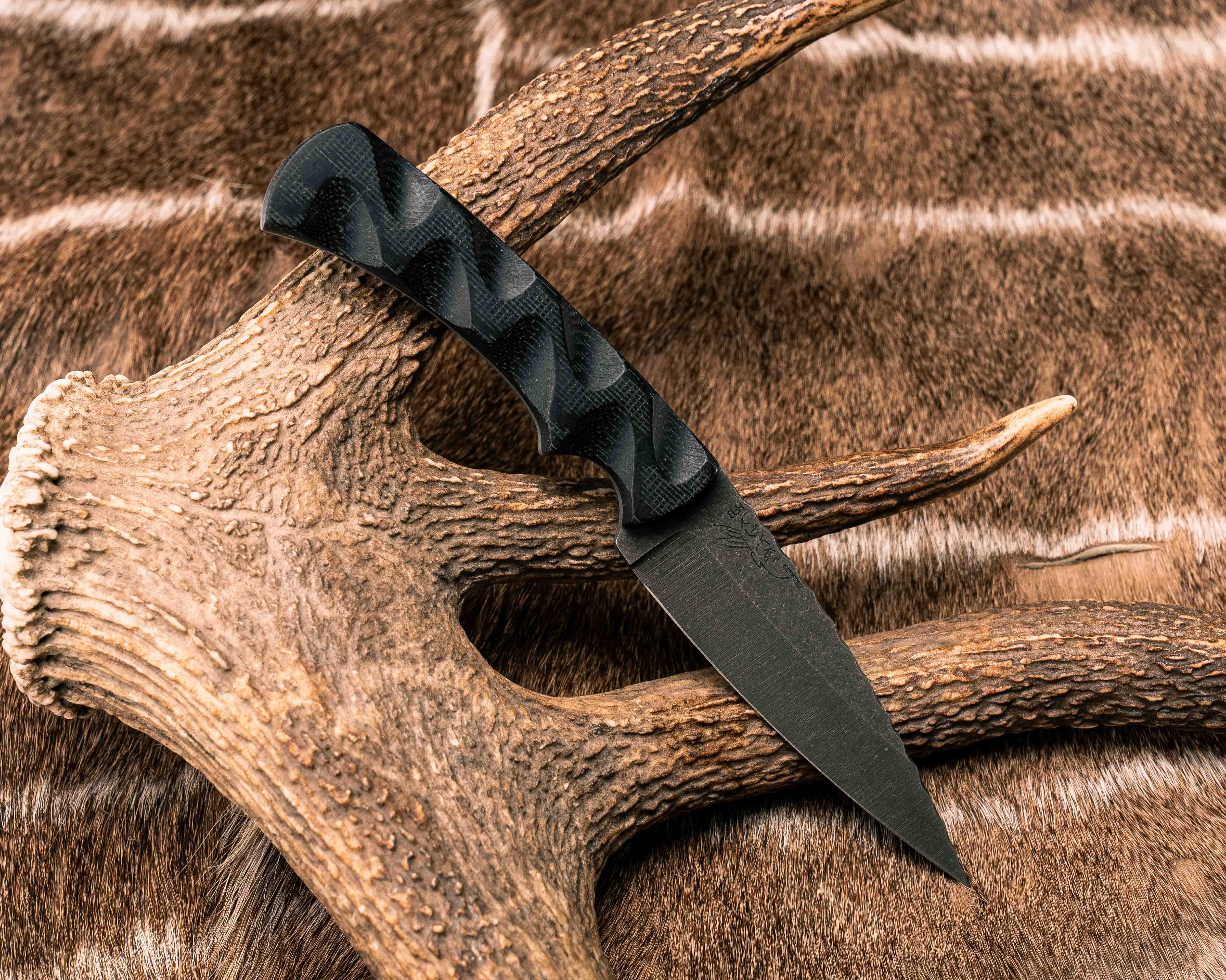 Mica様 Prometheus - Vibe Composite Zorro Micarta, CF Pins, Textured Grip