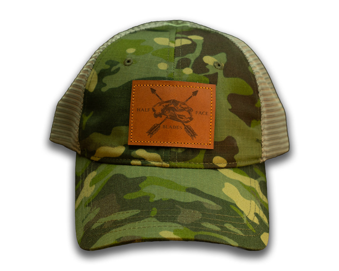 HFB Leather Patch Hat - Multicam (Soft Crown)
