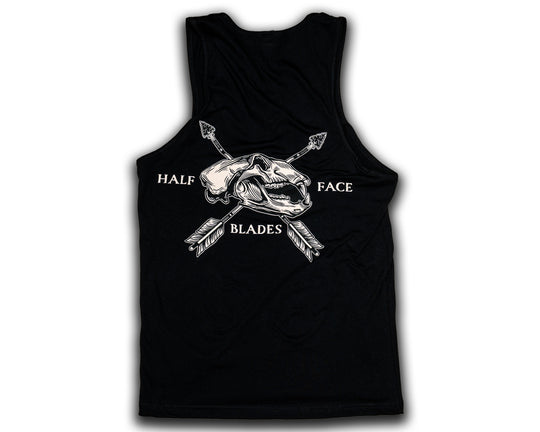HFB Bear Skull Tank Top (Black and White)