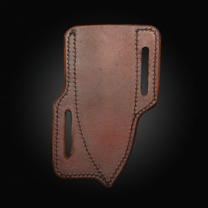 45 degree angle leather sheath, fits blades with 3"-4" length