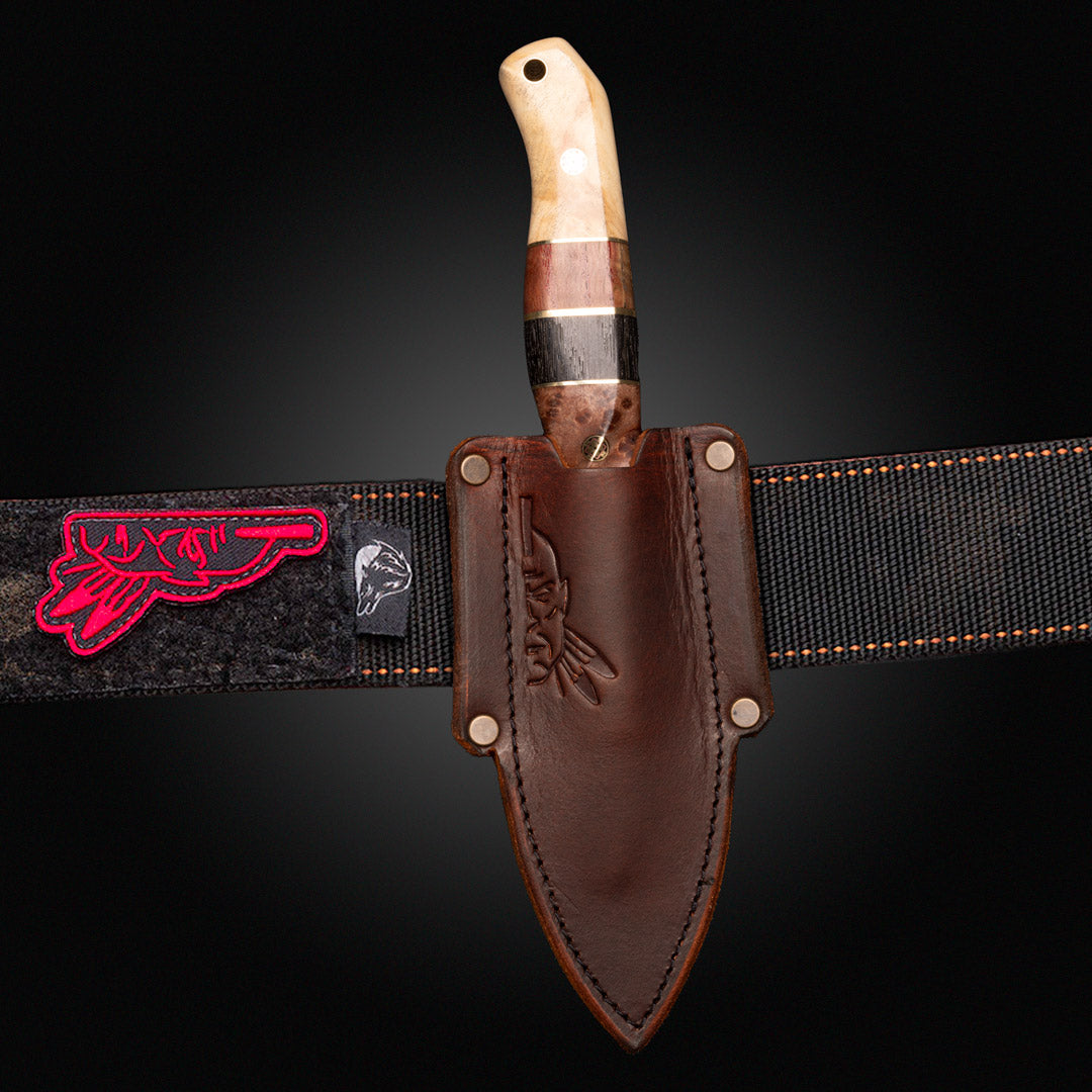 Leather sheath) For Crow jr, Cav jr, Disaster jr, fits 6