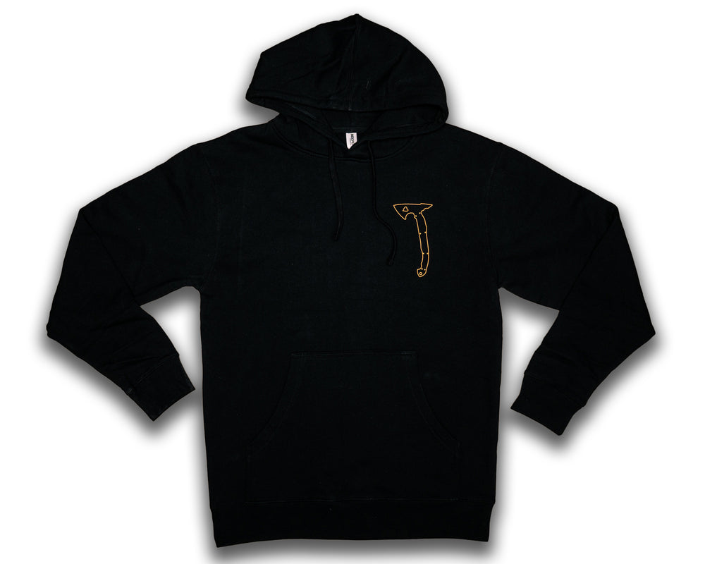 American Spirit Half Face Blades Hoodie