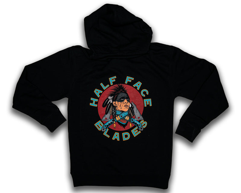 American Spirit Half Face Blades Hoodie