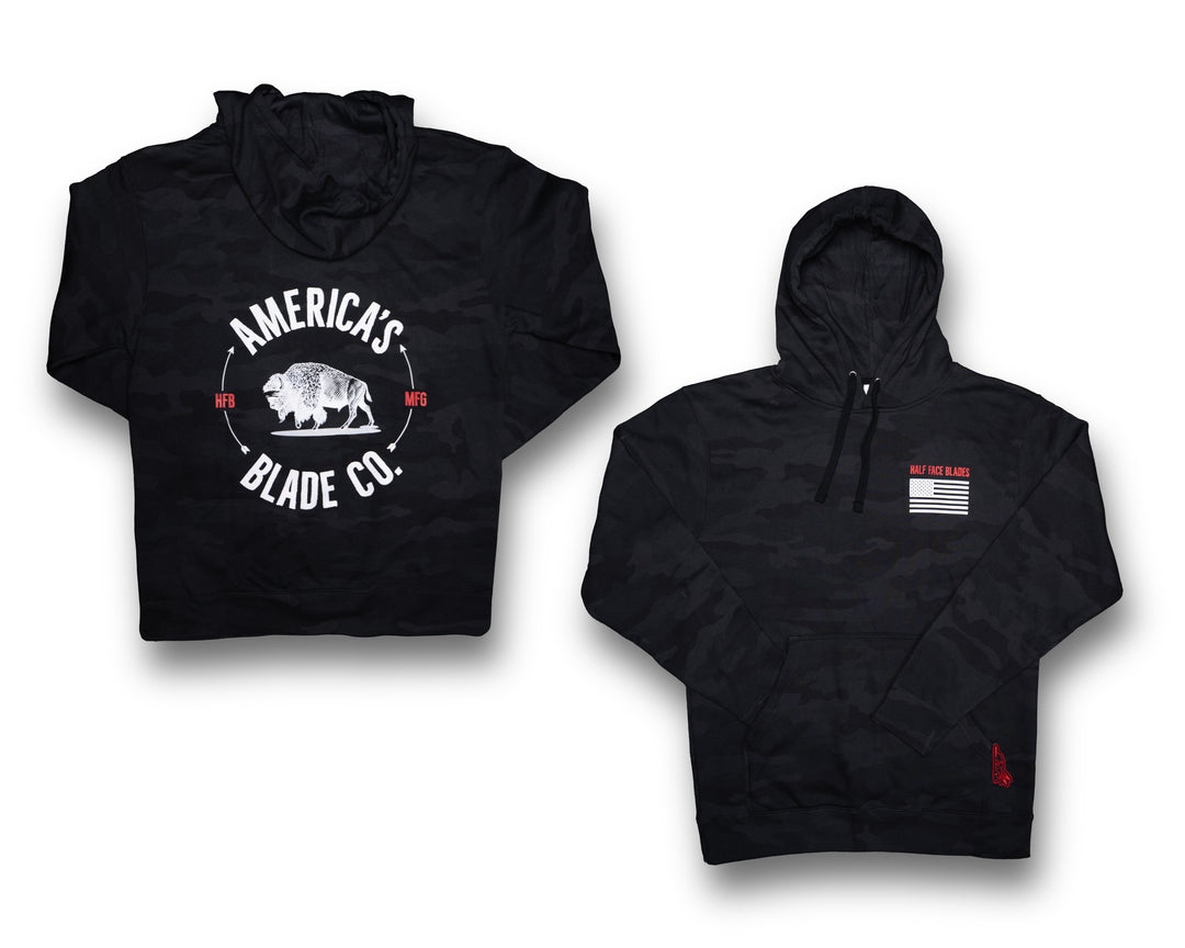 America's Blade Co Hoodie (Black Multicam)
