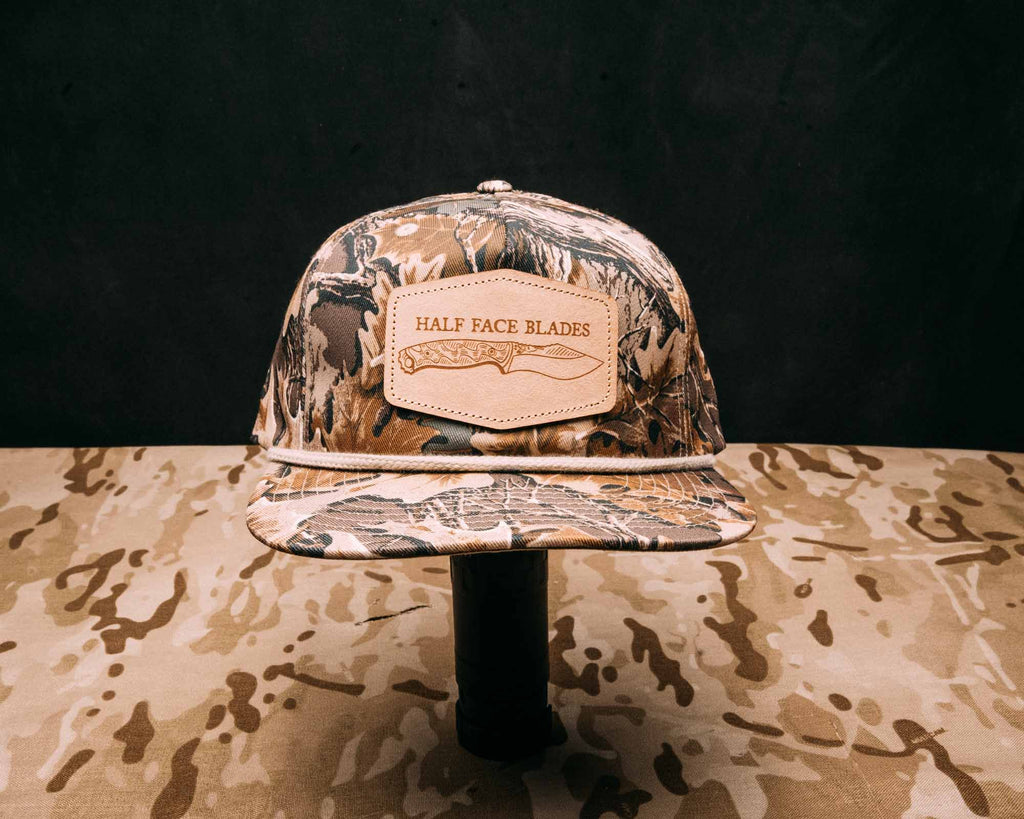 Realtree Camo Leather Patch Hat