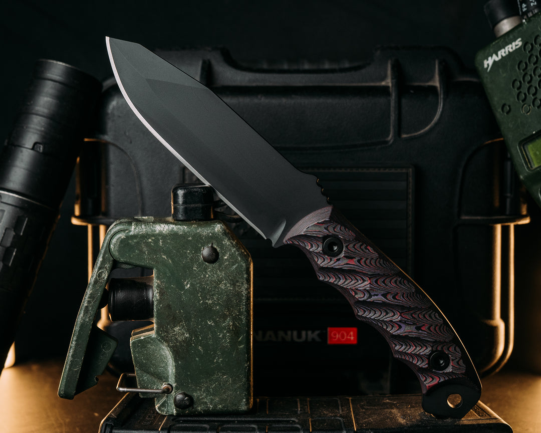 Disaster Breacher- Purple Haze Carbon, Armor Black Cerakote, Allen Bolts, Textured Grip