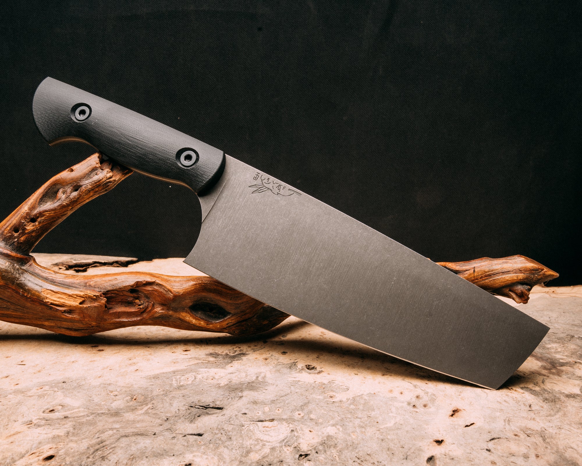Chef Set- Black G10, allen bolts, smooth grip