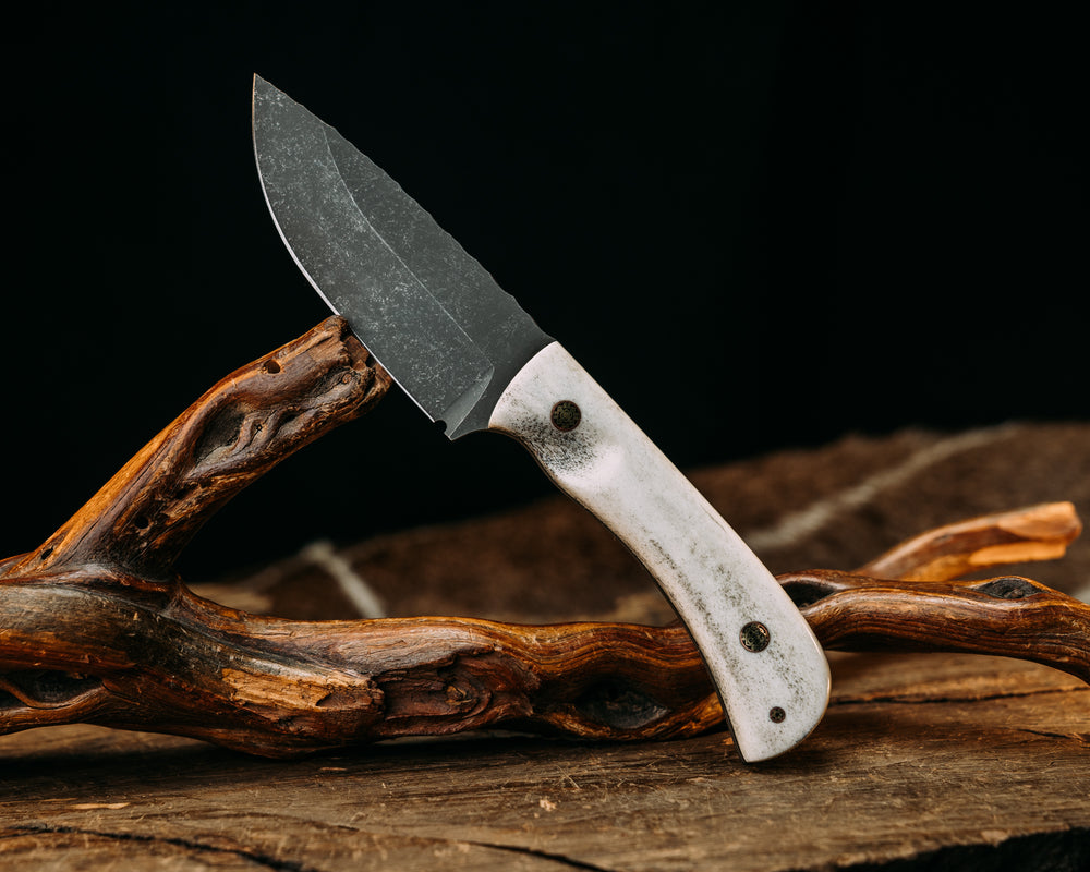 Cav Jr - Elk Antler, Mosaic Pins, 1/8" Mosaic Pin, Textured Grip
