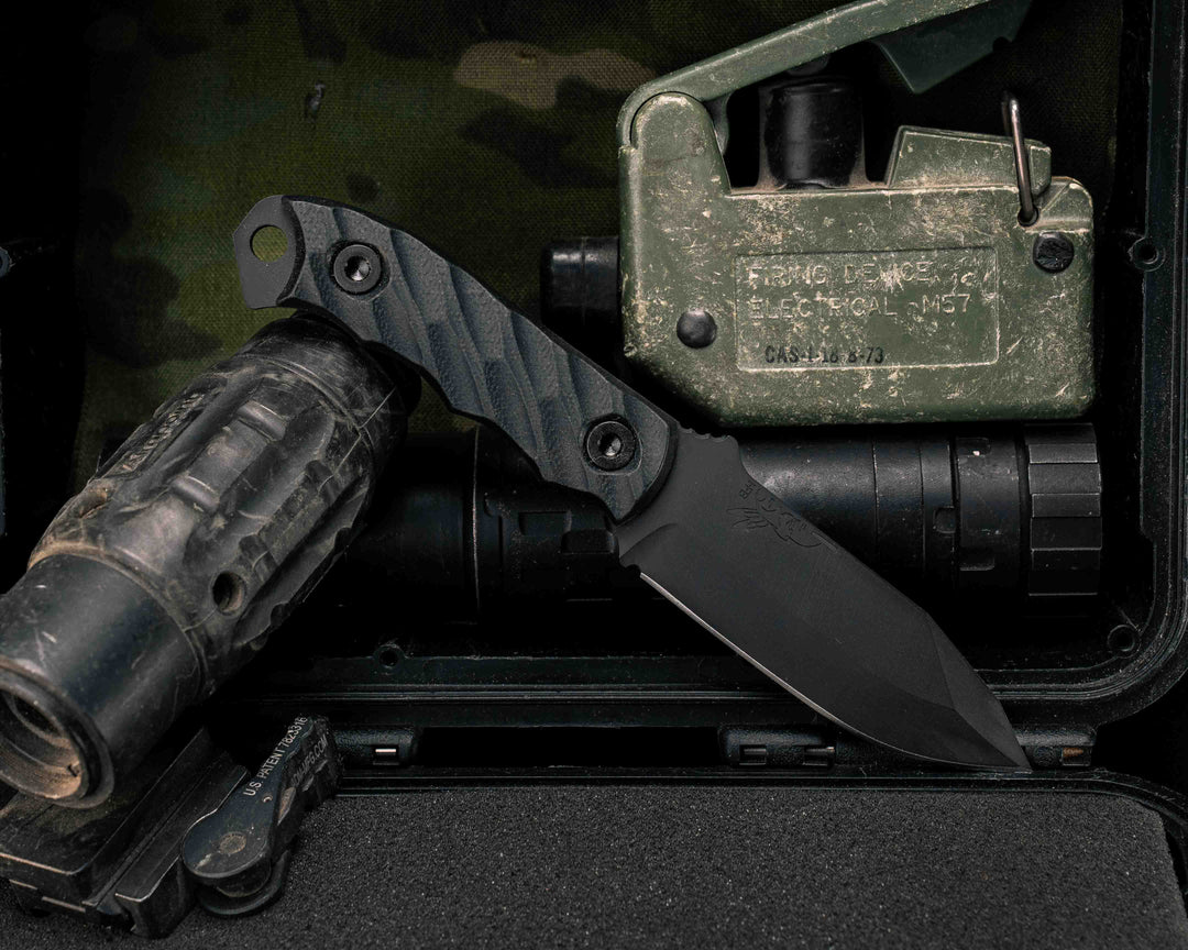 Disaster Cub- Black G10, Armor Black Cerakote, Allen Bolts, Textured Grip