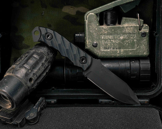 Disaster Cub- Black G10, Armor Black Cerakote, Allen Bolts, Textured Grip