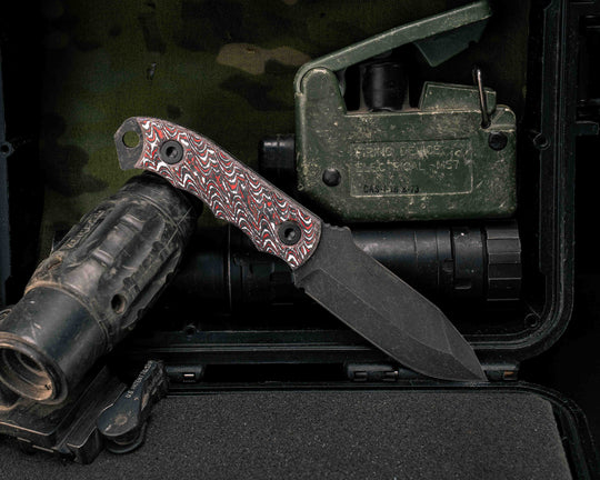 Disaster Cub- Snow-Fire Carbon, Allen Bolts, Textured Grip