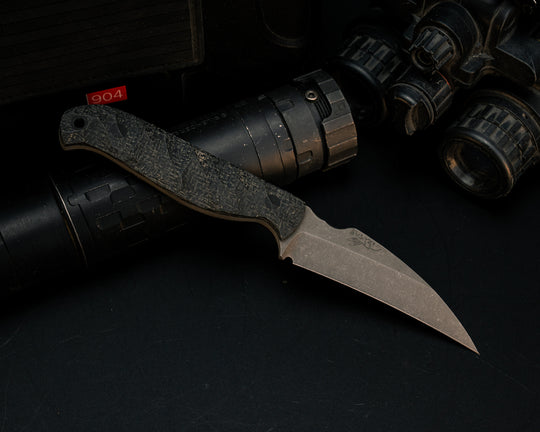 Gula Gula - Black Burlap, CF Pins, CF Lanyard Pin, Textured Grip