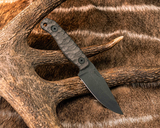 Feather Light- OD Green Canvas Micarta, Allen Bolts, Textured Grip