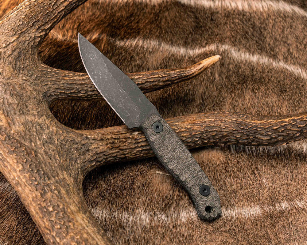 Feather Light- OD Green Canvas Micarta, Allen Bolts, Textured Grip