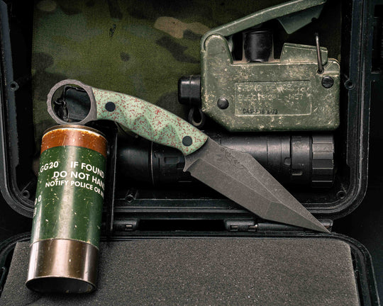 Ring Tac Tanto- Tropic Heat GripX, CF Pins, Textured Grip