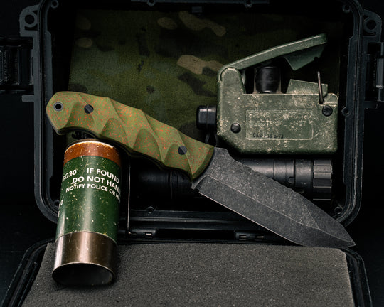 Disaster Breacher- Apex Hunter GripX, CF Pins, CF Lanyard Pin, Textured Grip