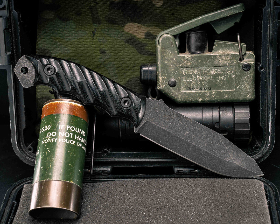 Disaster Breacher- Shredded Carbon, Allen Bolts, Textured Grip