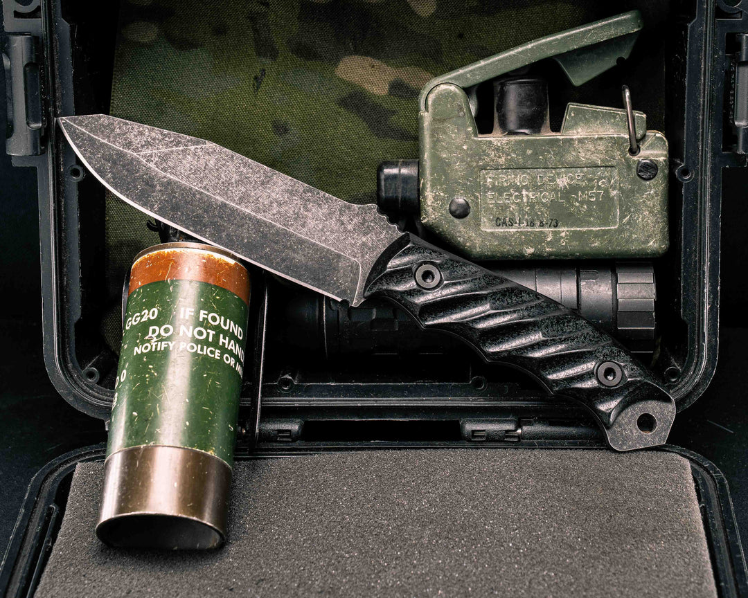 Disaster Breacher- Shredded Carbon, Allen Bolts, Textured Grip