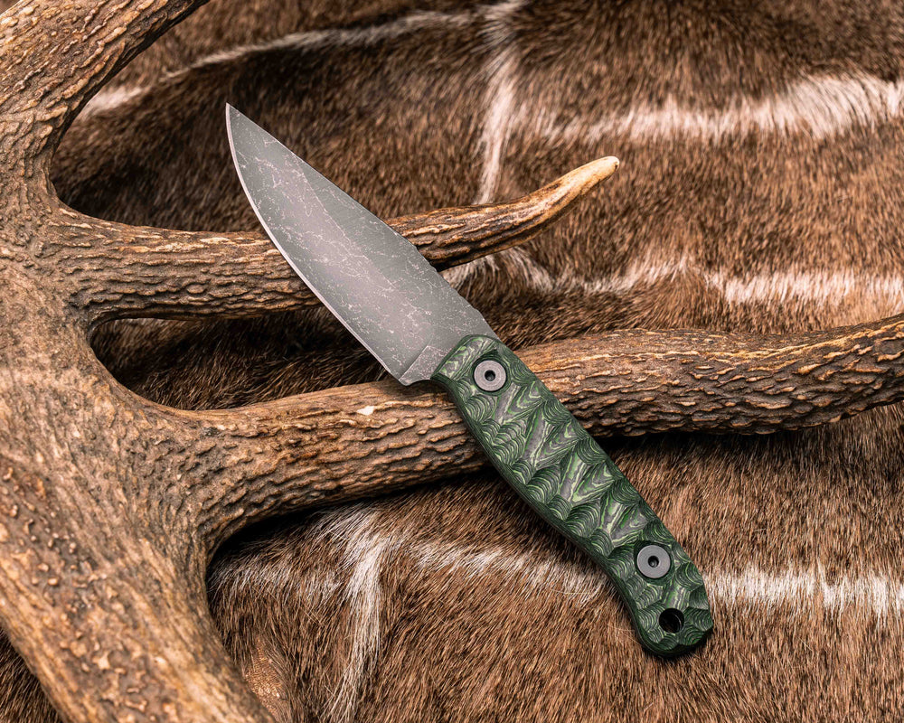 Feather Light- Jungle Wear Carbon, Allen Bolts, Textured Grip