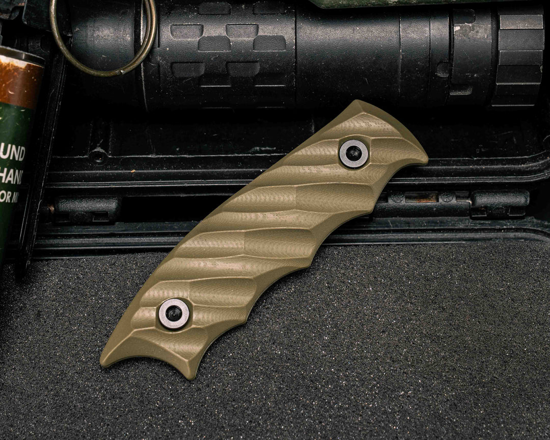 Disaster Breacher Scales- OD Green G10, Allen Bolts, Textured Grip