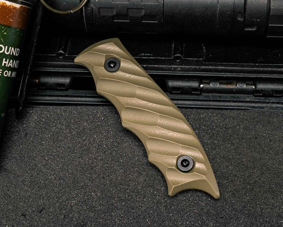 Disaster Breacher Scales- OD Green G10, Allen Bolts, Textured Grip