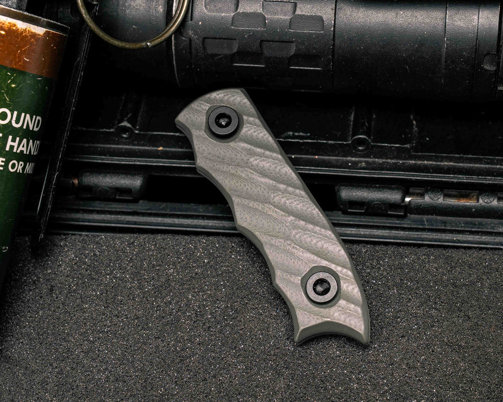 Disaster Cub Scales- Grey G10, Allen Bolts, Textured Grip