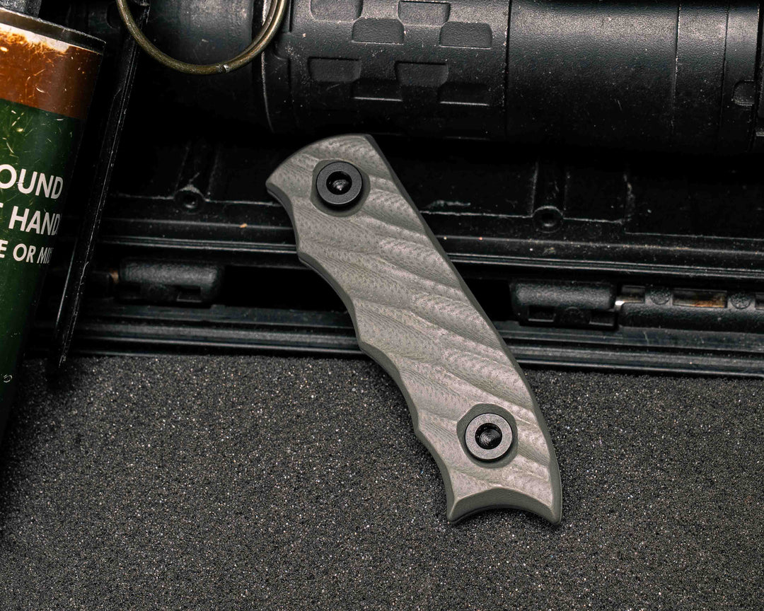 Disaster Cub Scales- Grey G10, Allen Bolts, Textured Grip