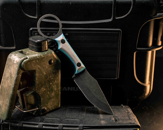 Jaq- Voodoo Blue TRD G10, CF Pins, Smooth Grip