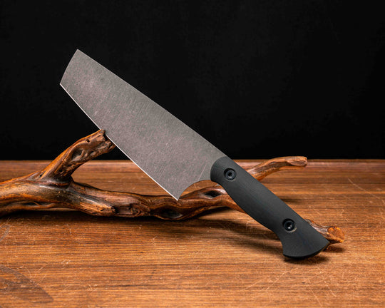 Nakiri - Black G10, Allen Bolts, Smooth Grip