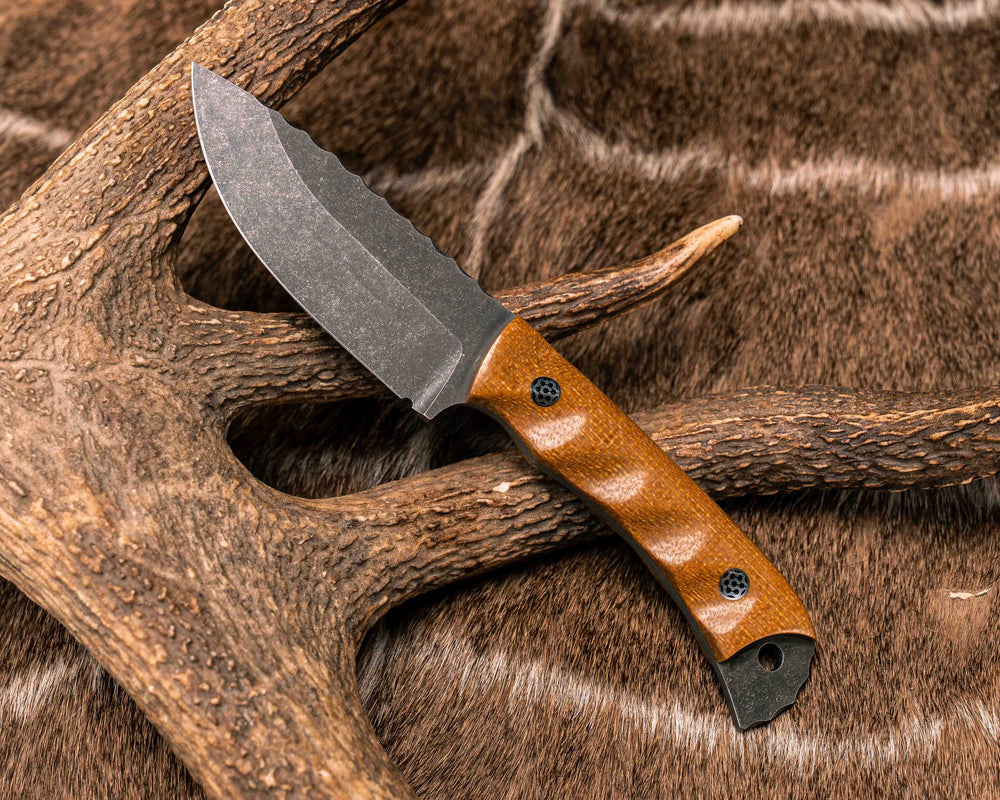 Cavner- Castille Jute Micarta, Mosaic Pins, Textured Grip