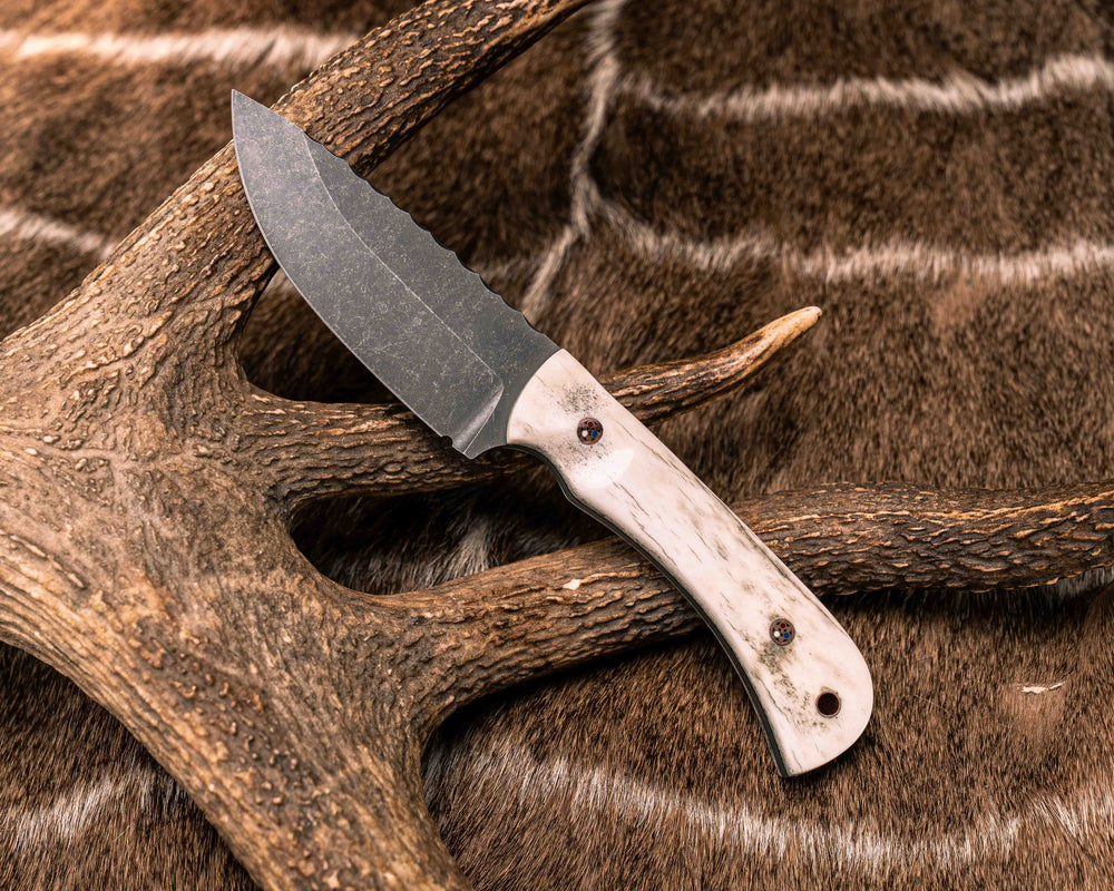 Cavner- Elk Antler, Copper Patriot Pins, Copper Lanyard Pin, Textured Grip