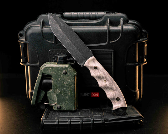 Disaster Breacher- Elk Antler, Mosaic Pins, Textured Grip