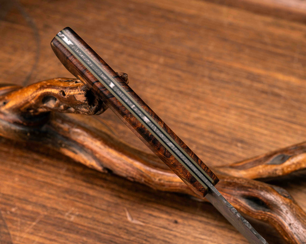 Utility Blade- Desert Ironwood, Brass Pins, Smooth Grip