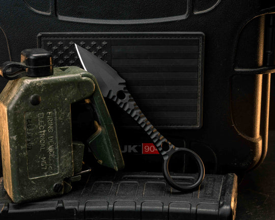 Ringstrike- Armor Black Cerakote and Machined Rock Work Handle