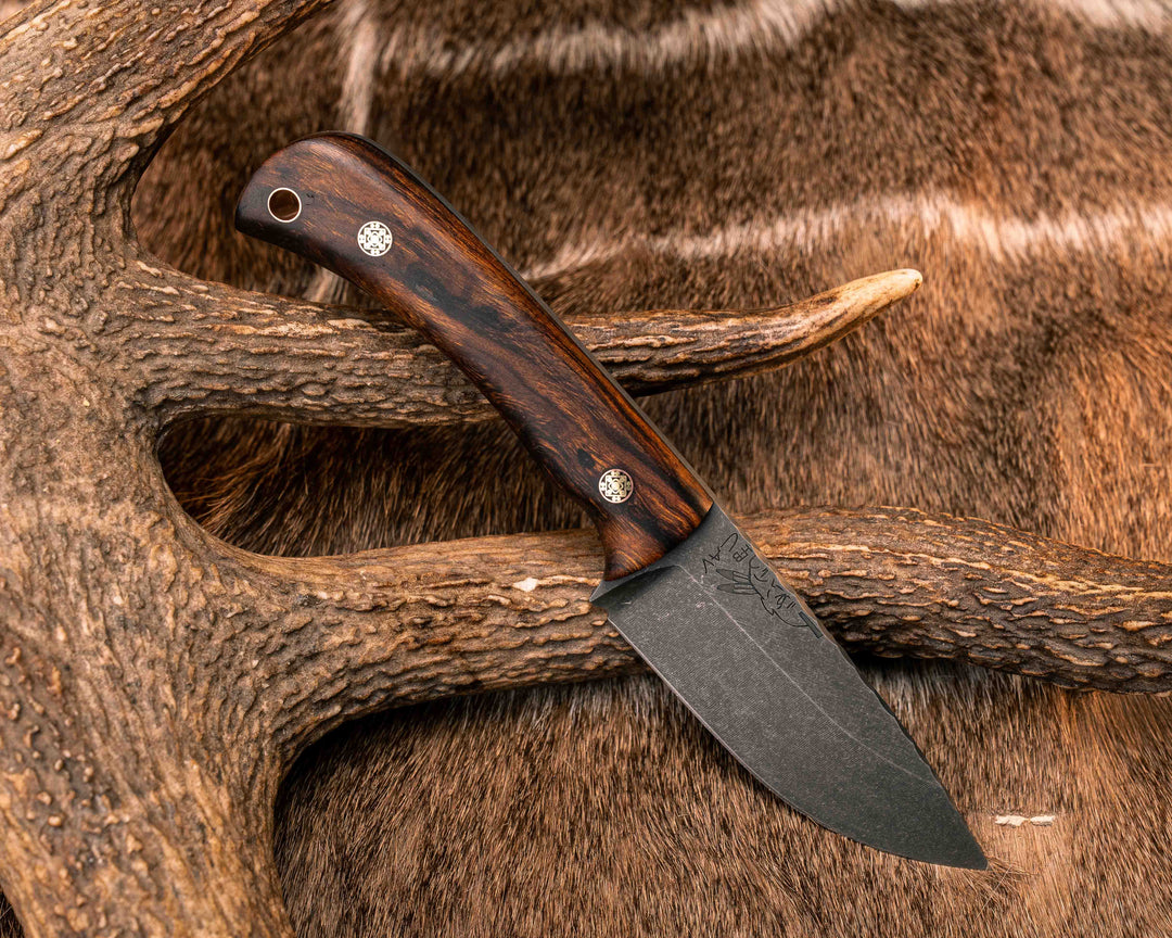 Cav Jr- Desert Ironwood, Mosaic Pins, Copper Lanyard Pin, Smooth Grip