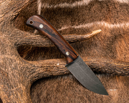 Cav Jr- Desert Ironwood, Mosaic Pins, Copper Lanyard Pin, Smooth Grip