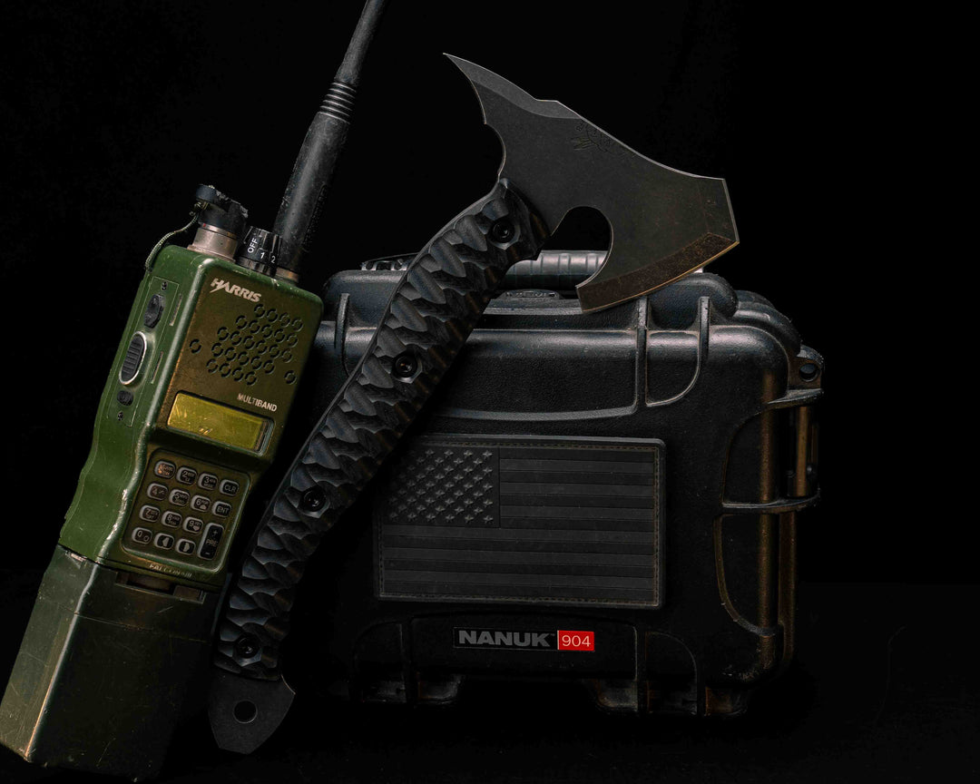 Warbird- Black G10, Allen Bolts, Textured Grip