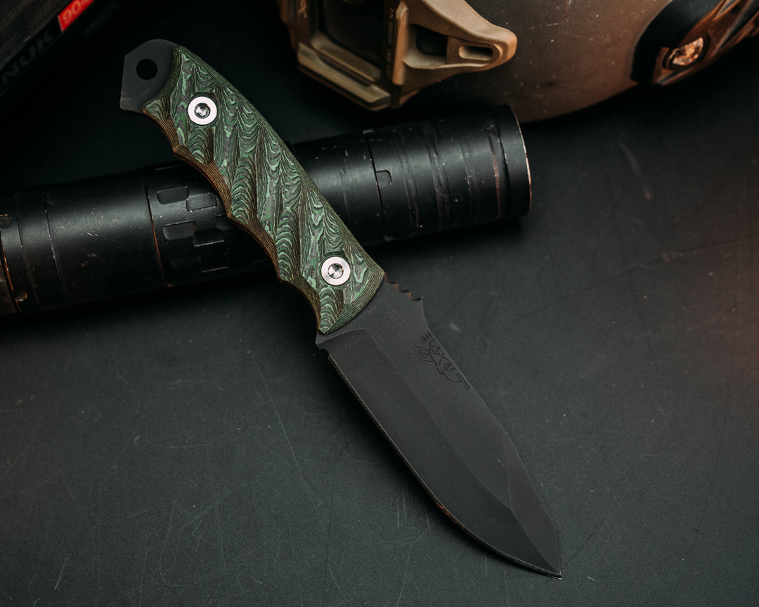 Disaster Jr- Jungle Wear Carbon, Armor Black Cerakote, Ti Allen Bolts, Textured Grip