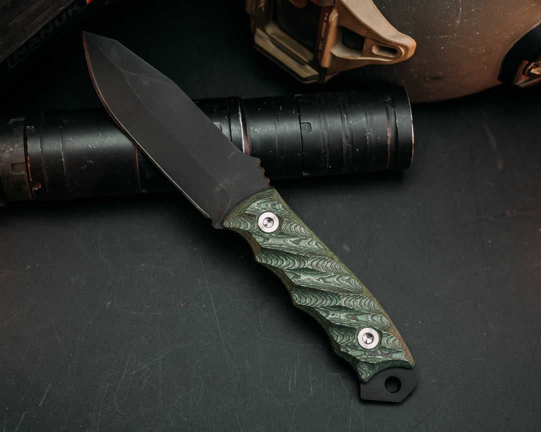 Disaster Jr- Jungle Wear Carbon, Armor Black Cerakote, Ti Allen Bolts, Textured Grip