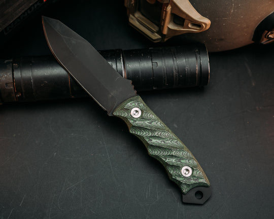 Disaster Jr- Jungle Wear Carbon, Armor Black Cerakote, Ti Allen Bolts, Textured Grip