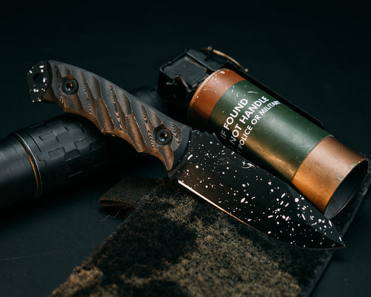 Disaster Jr -  Black Dunes CF, Black Sparkle Cerakote, Allen Bolts, Iron Grip.