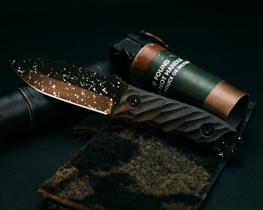 Disaster Jr -  Black Dunes CF, Black Sparkle Cerakote, Allen Bolts, Iron Grip.