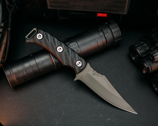 Tosahwi - Black G10, OD Green Cerakote, Ti Allen Bolts, Iron Grip