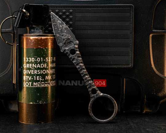Ringstrike - Acid Splatter and Machined Rockwork Handle