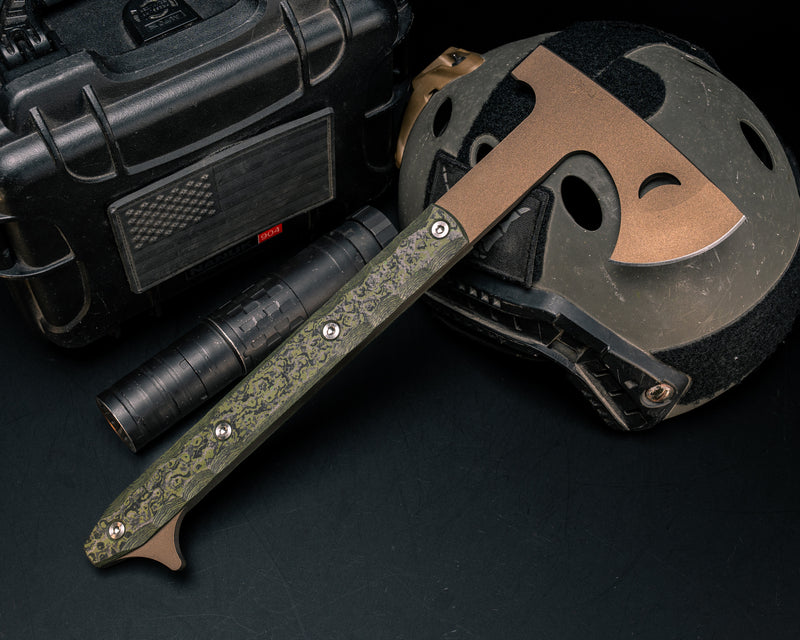 Howler Hawk- Jungle Wear FAT Carbon, Midnight Bronze Cerakote, Allen Bolts, Smooth Grip